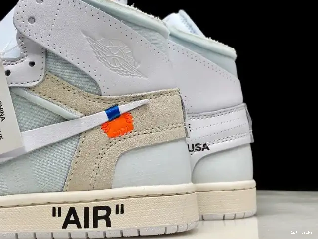 White AQ0818-100 Air Jordan Off-White High 1 Retro 0529